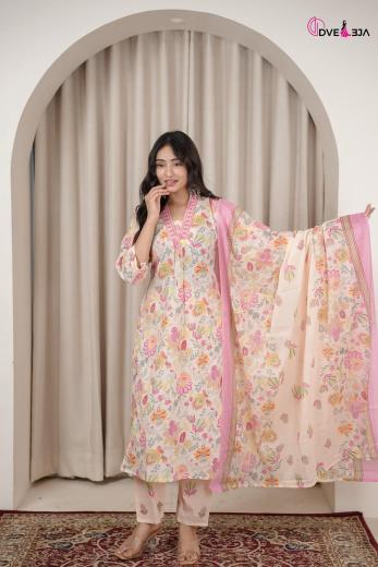 Dveeja leela 3pcs wholesale online kurtis in india in surat